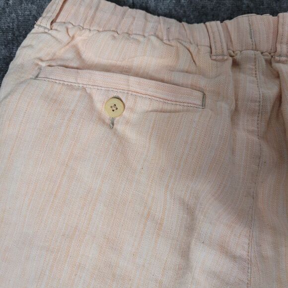 Tommy Bahama Harbor Herringbone Linen Shorts Men's Size S Peach Sorbet T81870 - Picture 5 of 11